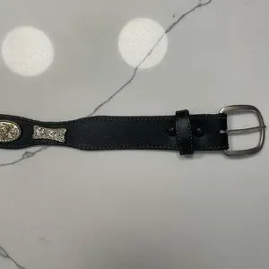 Vintage | Accessories | Vintage Western Scalloped Black  display picture 2